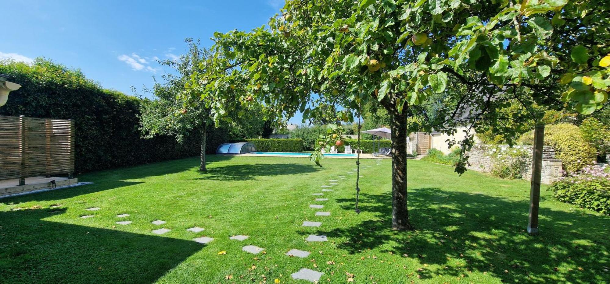 Gite 4 Personnes Avec Piscine Et Bain Nordique Proche Des Plages Du Debarquement Le Manoir  Exteriér fotografie