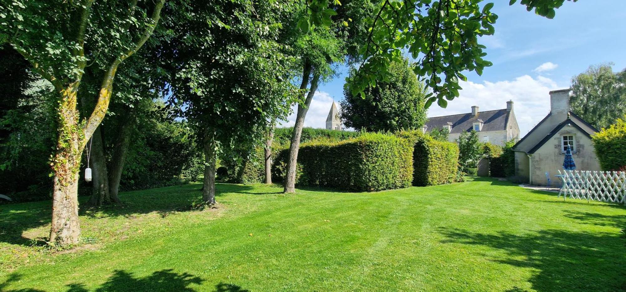 Gite 4 Personnes Avec Piscine Et Bain Nordique Proche Des Plages Du Debarquement Le Manoir  Exteriér fotografie